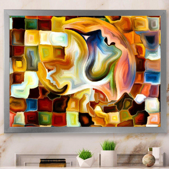 Way of Inner Paint - Modern Bedroom Wall Art