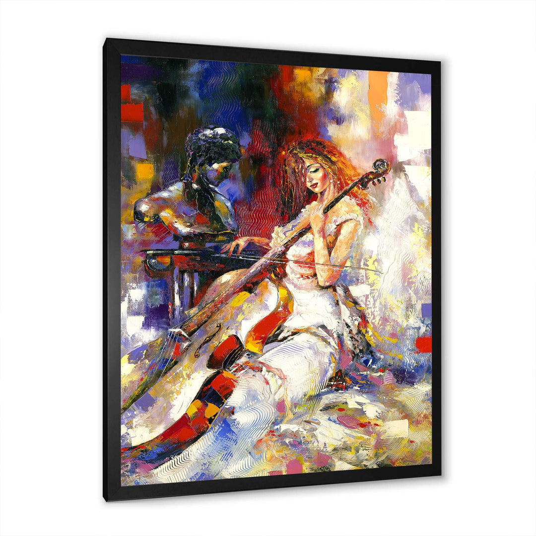 The Guitarists - Modern Living Room Wall Decor