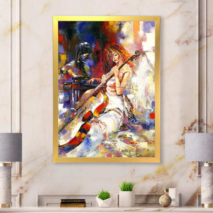 The Guitarists - Modern Living Room Wall Decor