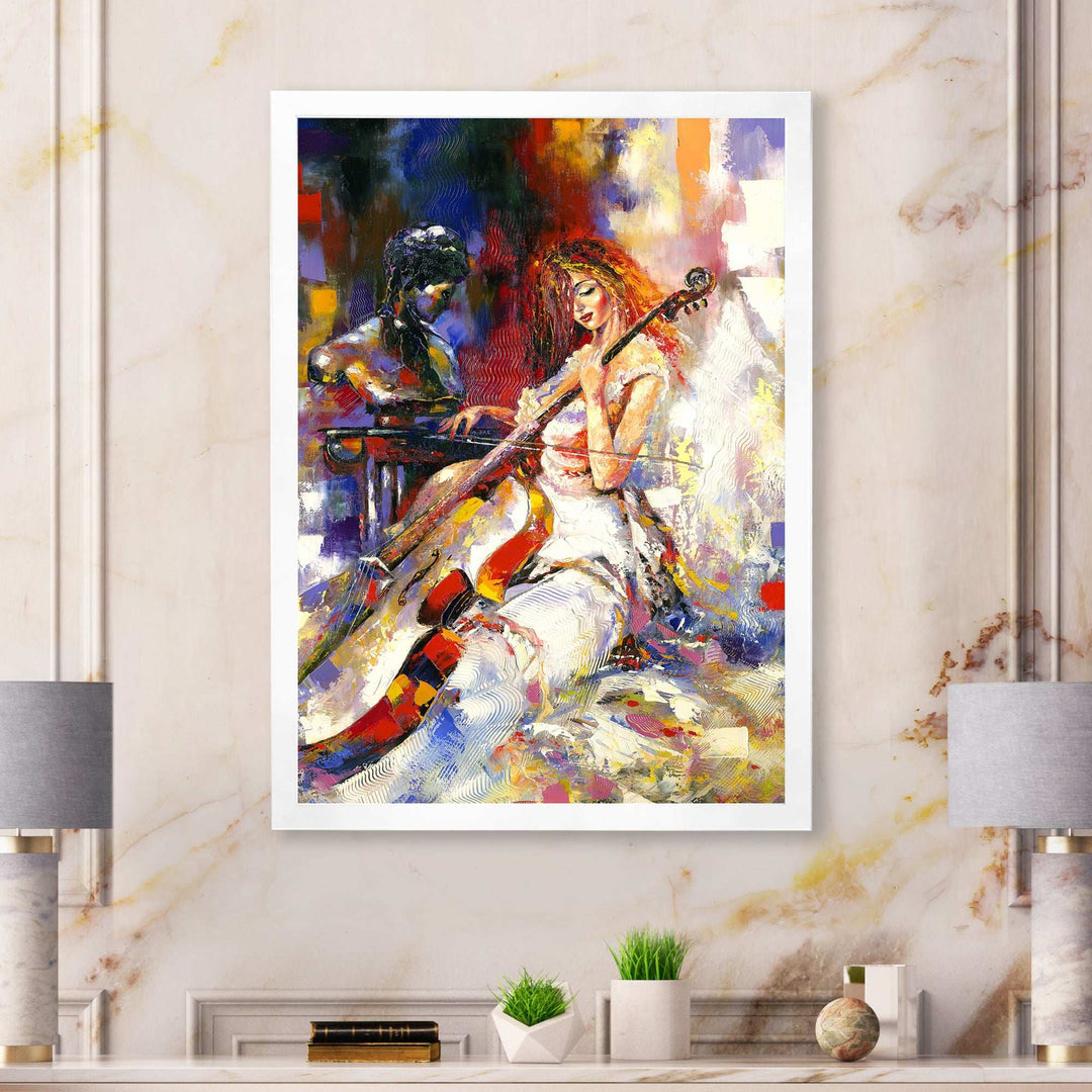 The Guitarists - Modern Living Room Wall Decor