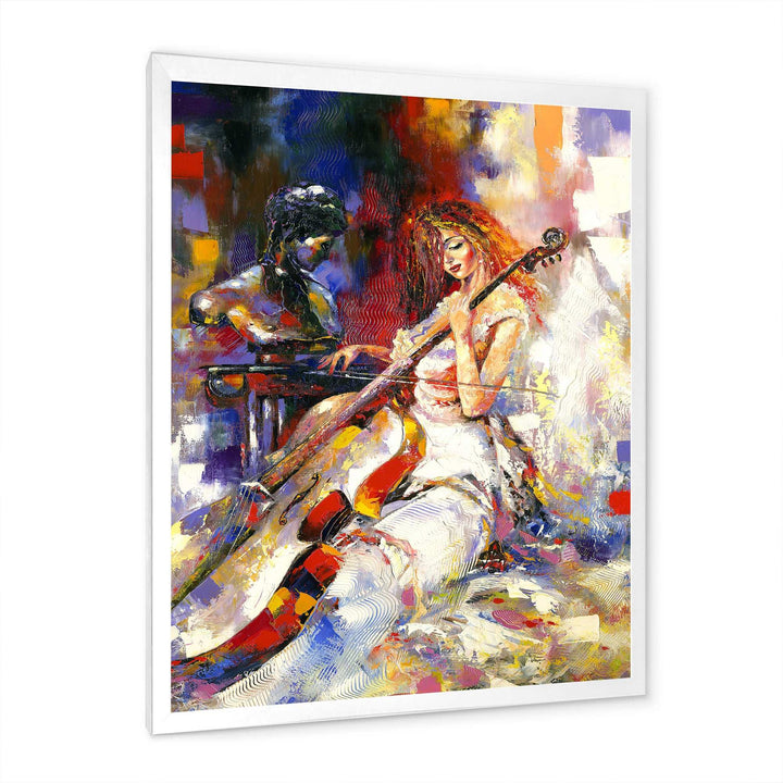 The Guitarists - Modern Living Room Wall Decor