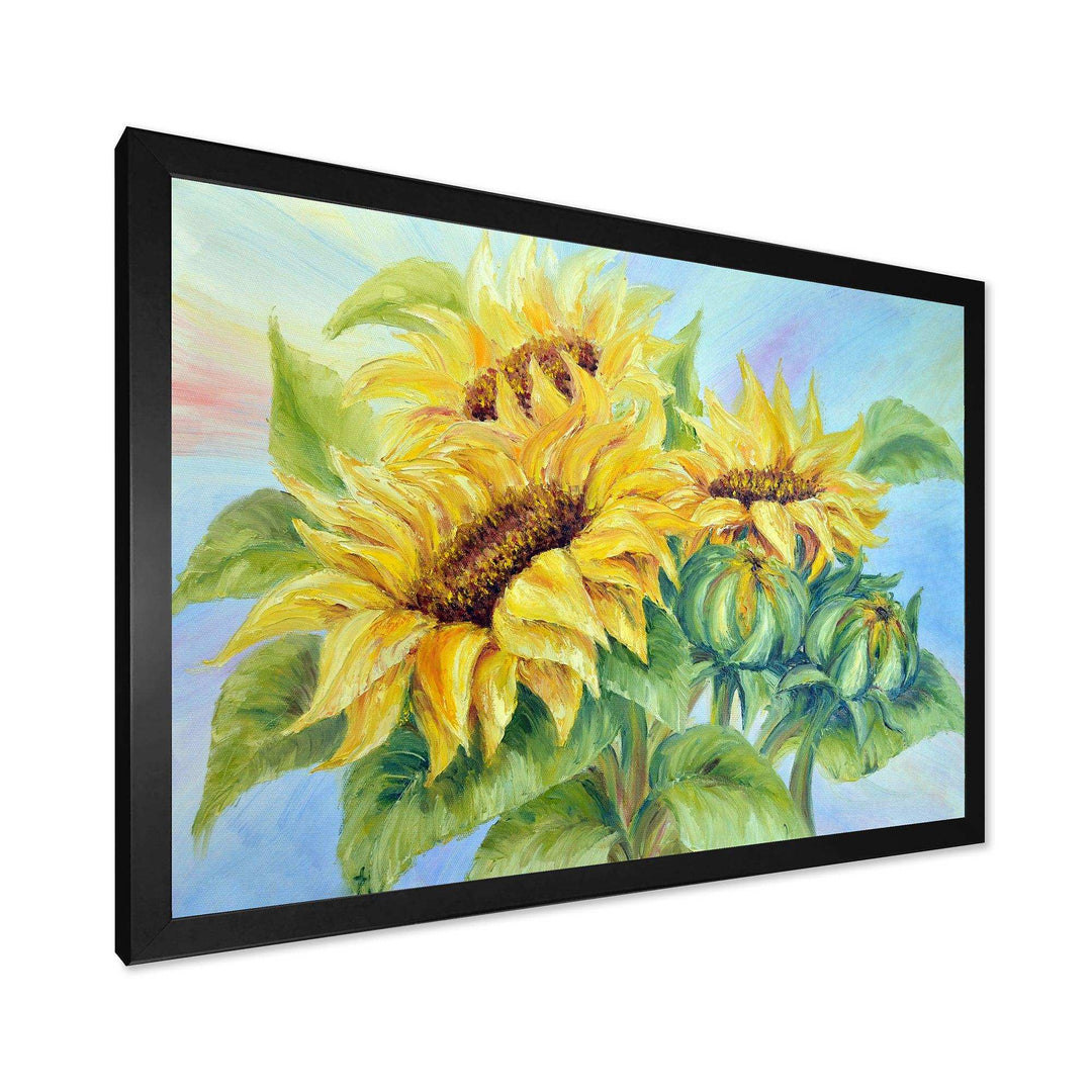 Three Sunflowers