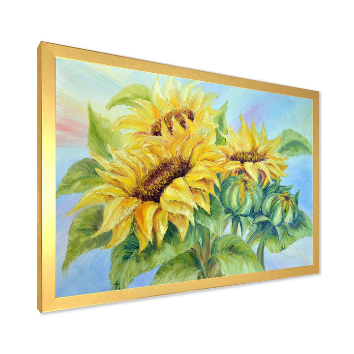 Three Sunflowers
