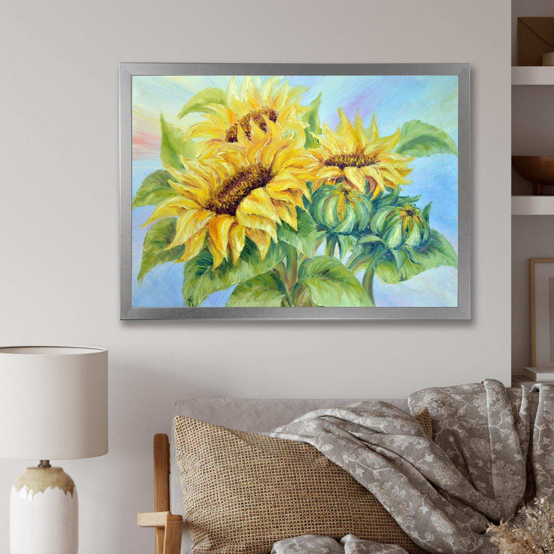 Three Sunflowers