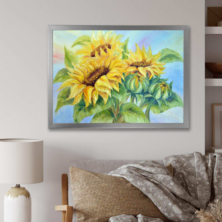 Three Sunflowers