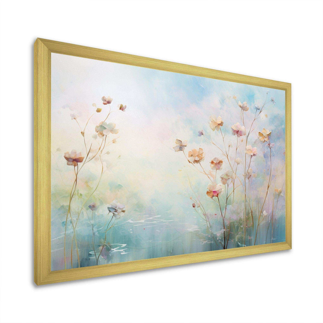 Blue Enchanted Gardens II - Modern Canvas Wall Art