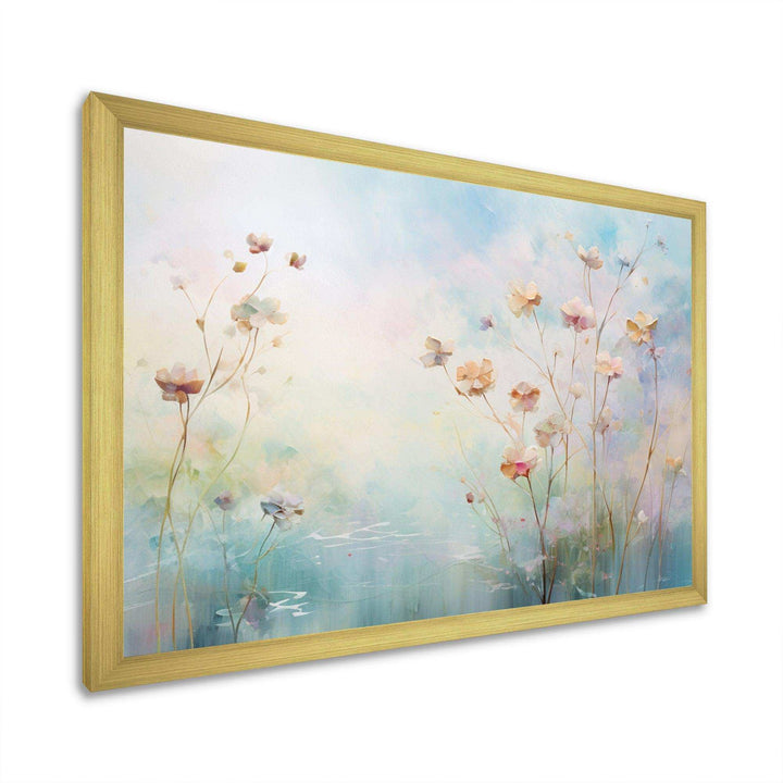 Blue Enchanted Gardens II - Modern Canvas Wall Art