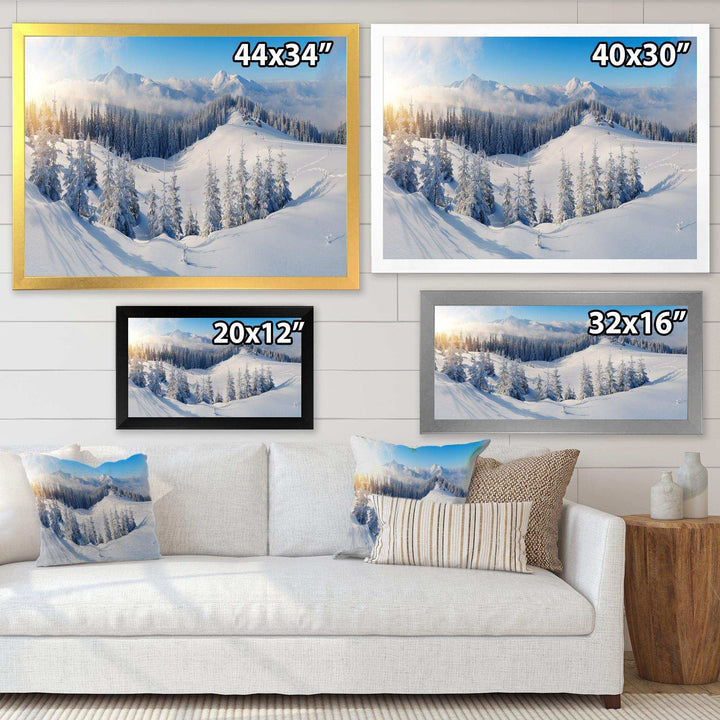 Winter Mountains Panorama