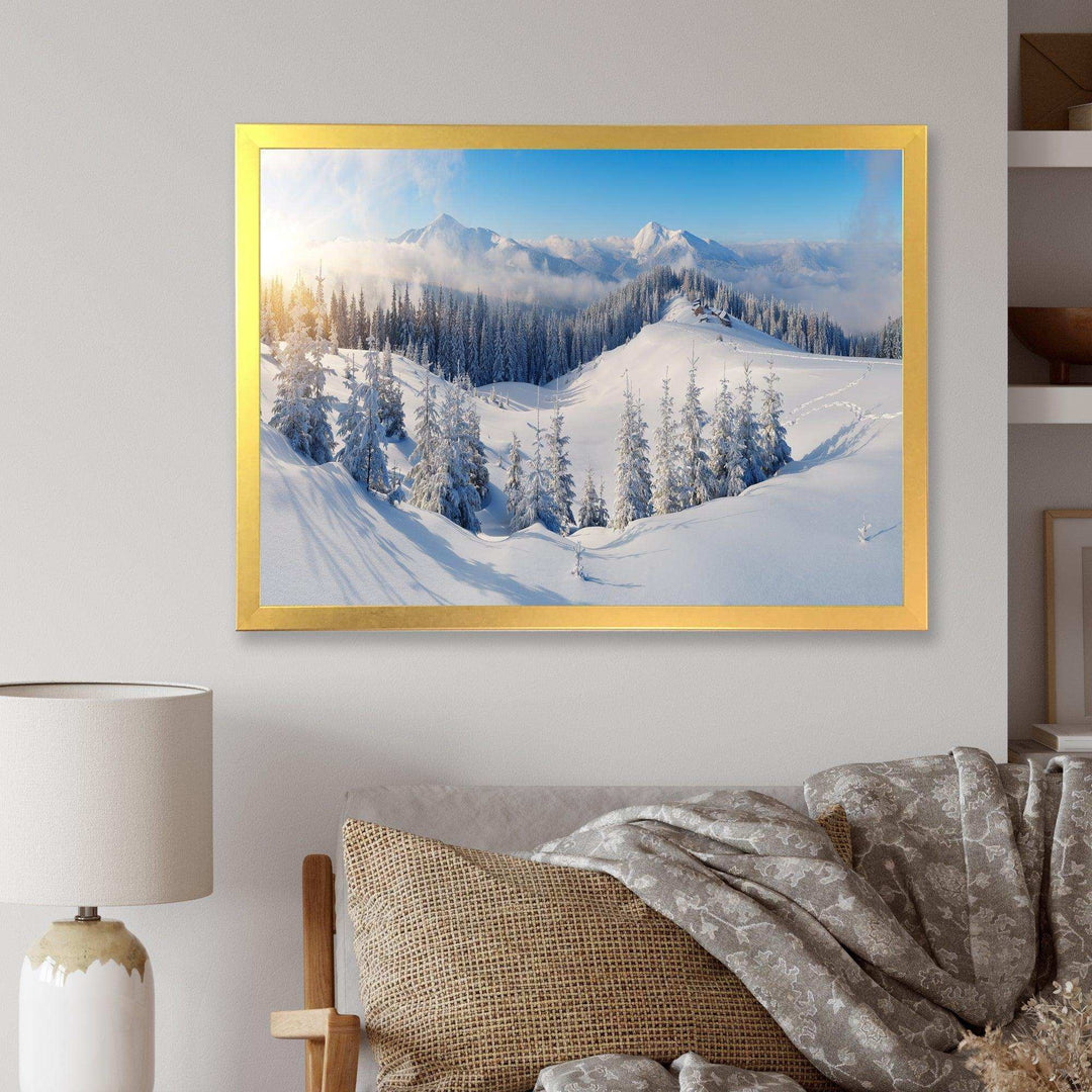 Winter Mountains Panorama