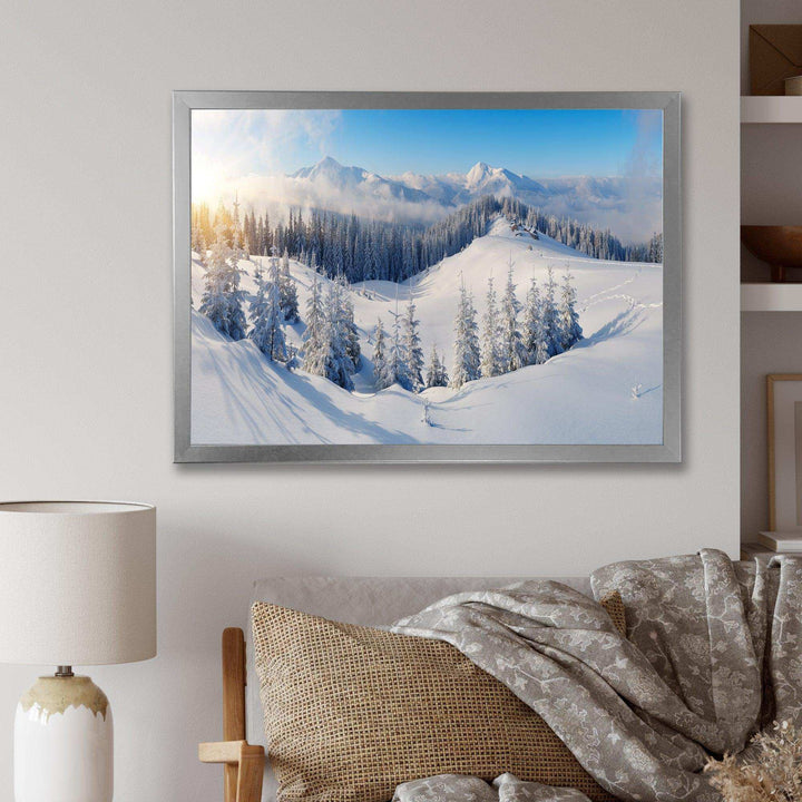 Winter Mountains Panorama