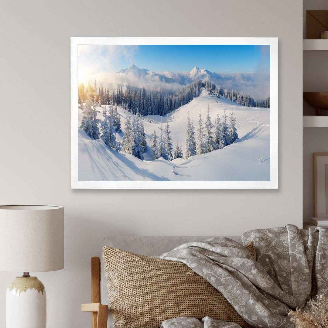 Winter Mountains Panorama