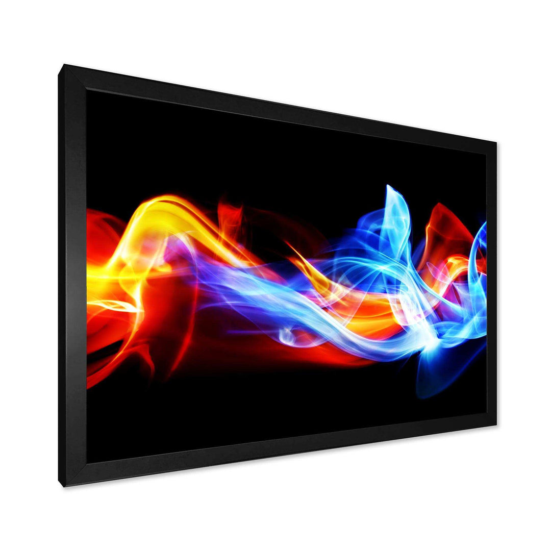 Fire and Ice - Modern Bedroom Wall Art