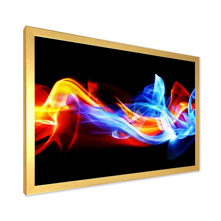 Fire and Ice - Modern Bedroom Wall Art