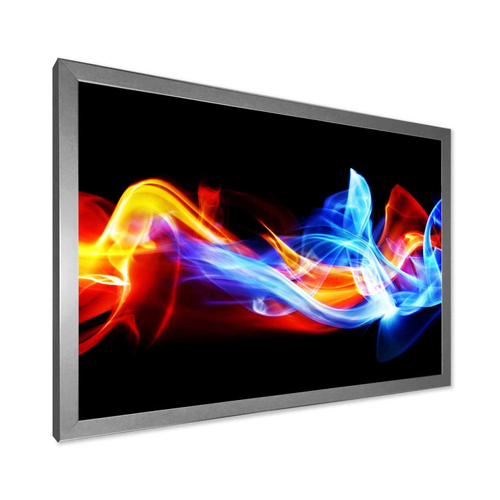 Fire and Ice - Modern Bedroom Wall Art