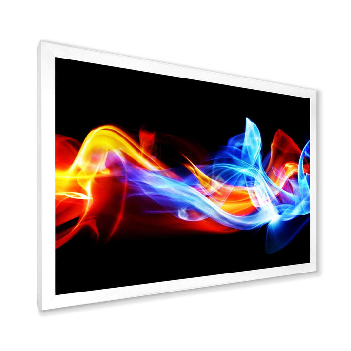 Fire and Ice - Modern Bedroom Wall Art