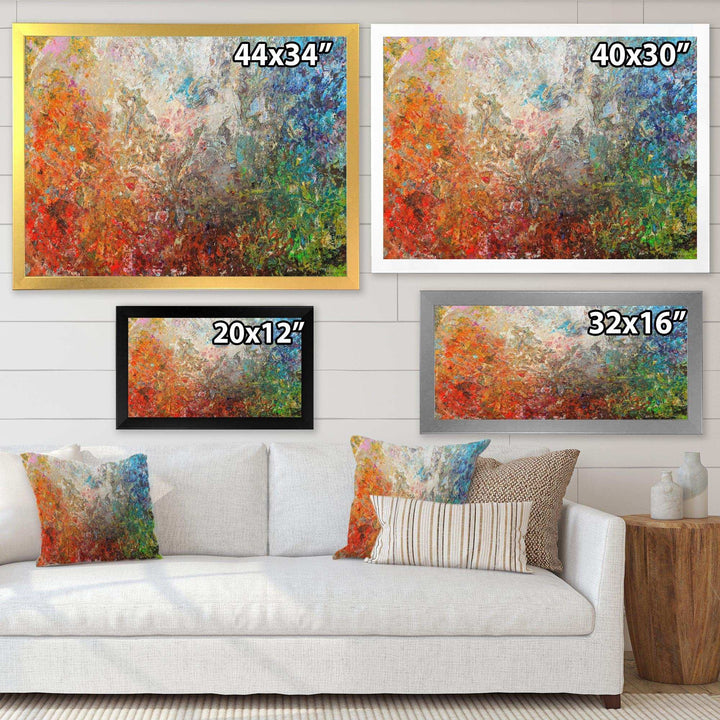 Board Stained Abstract Art - Modern Living Room Wall Decor