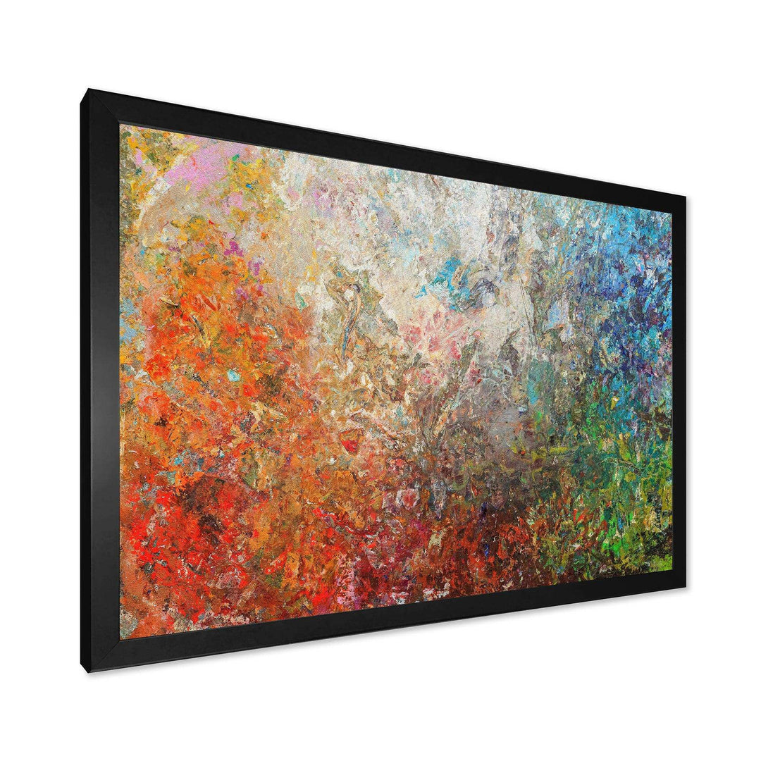 Board Stained Abstract Art - Modern Living Room Wall Decor