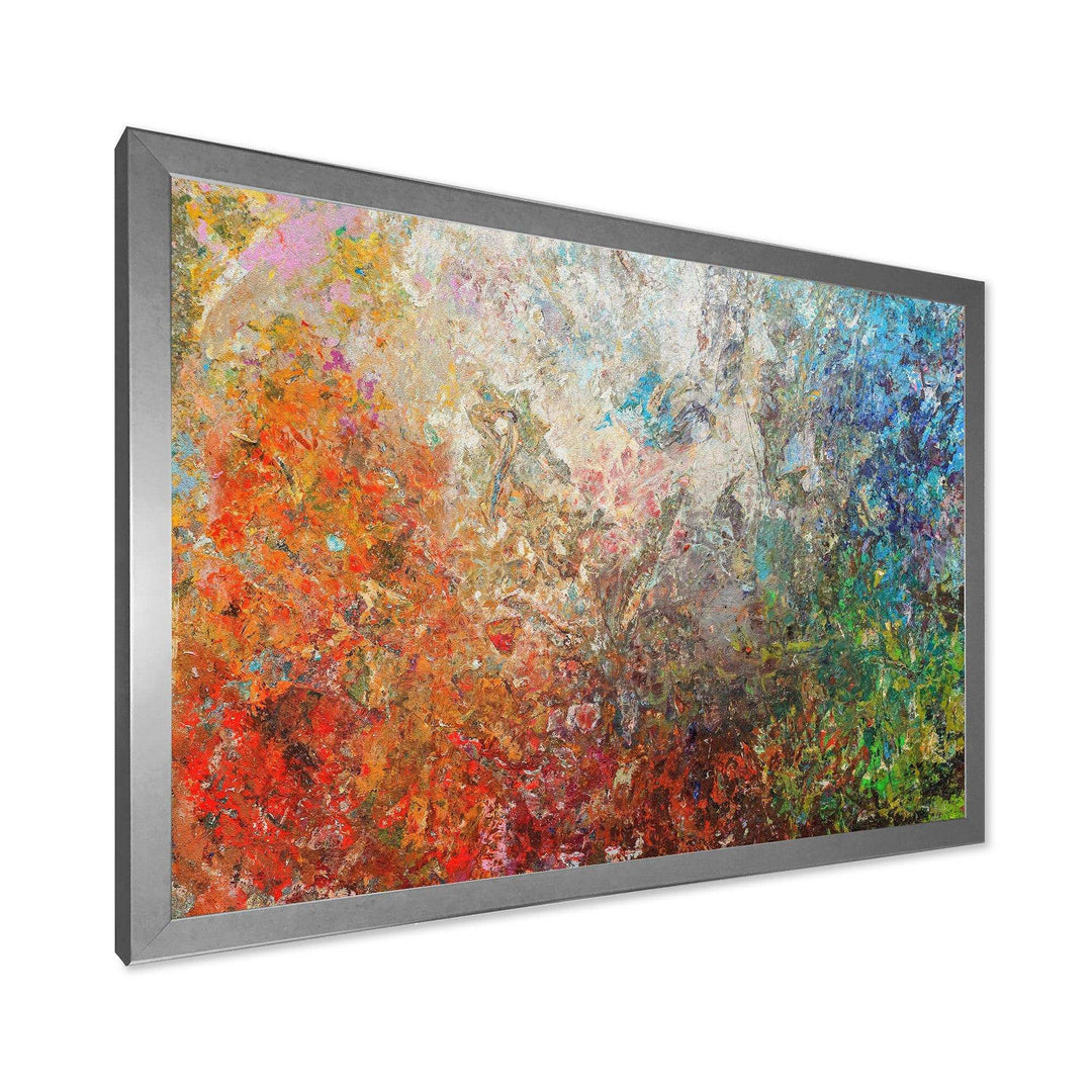 Board Stained Abstract Art - Modern Living Room Wall Decor