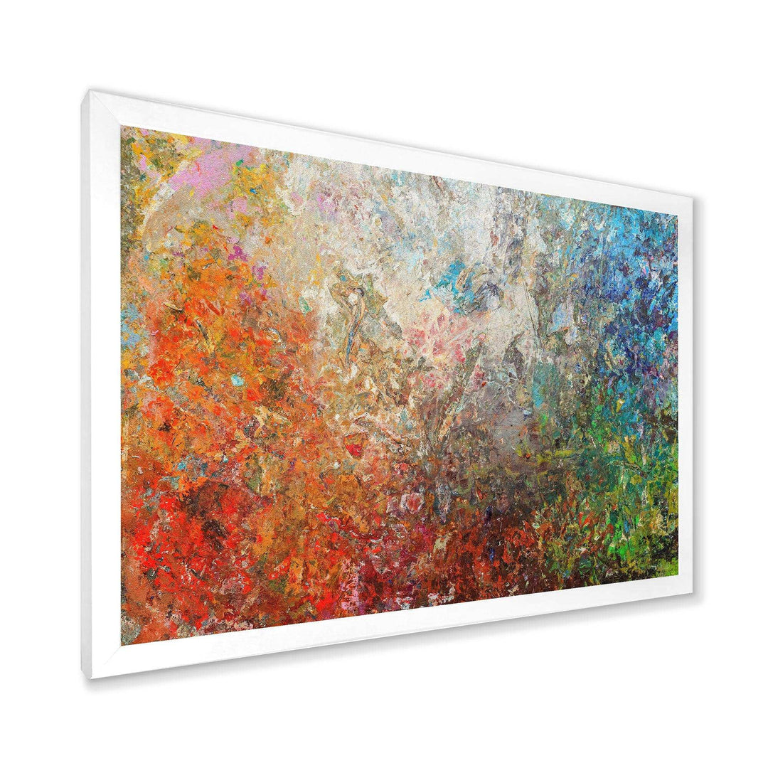 Board Stained Abstract Art - Modern Living Room Wall Decor