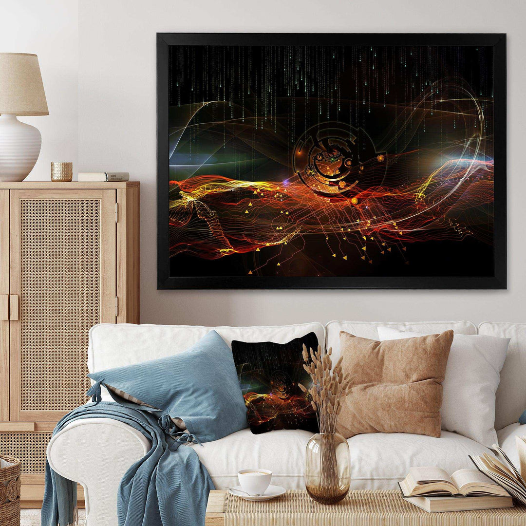 Composition of Elements - Modern Bedroom Wall Art