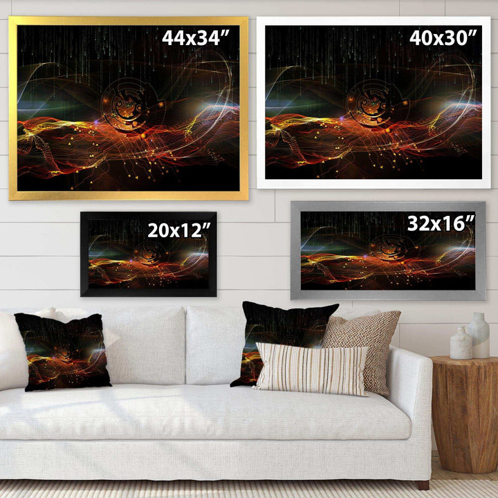 Composition of Elements - Modern Bedroom Wall Art