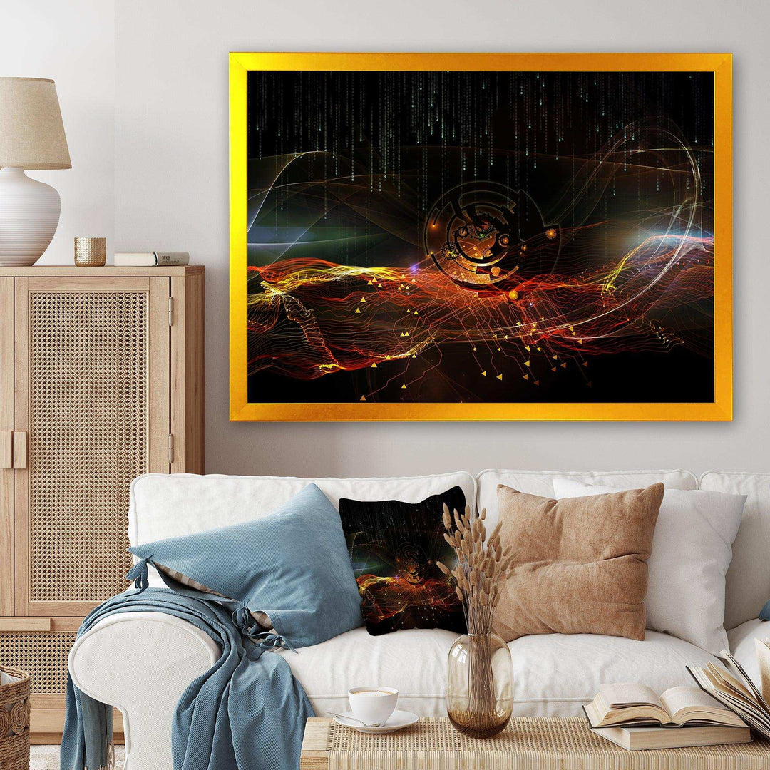 Composition of Elements - Modern Bedroom Wall Art