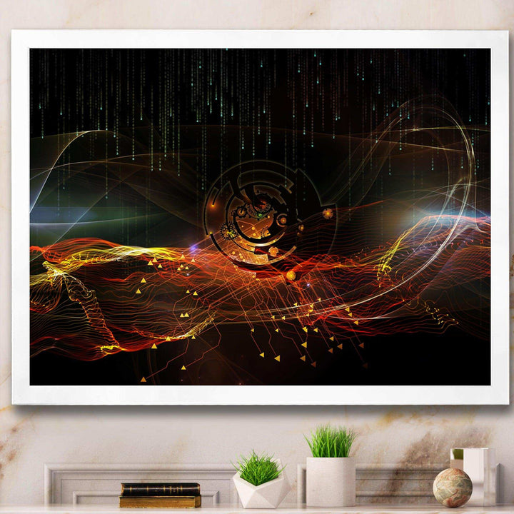 Composition of Elements - Modern Bedroom Wall Art