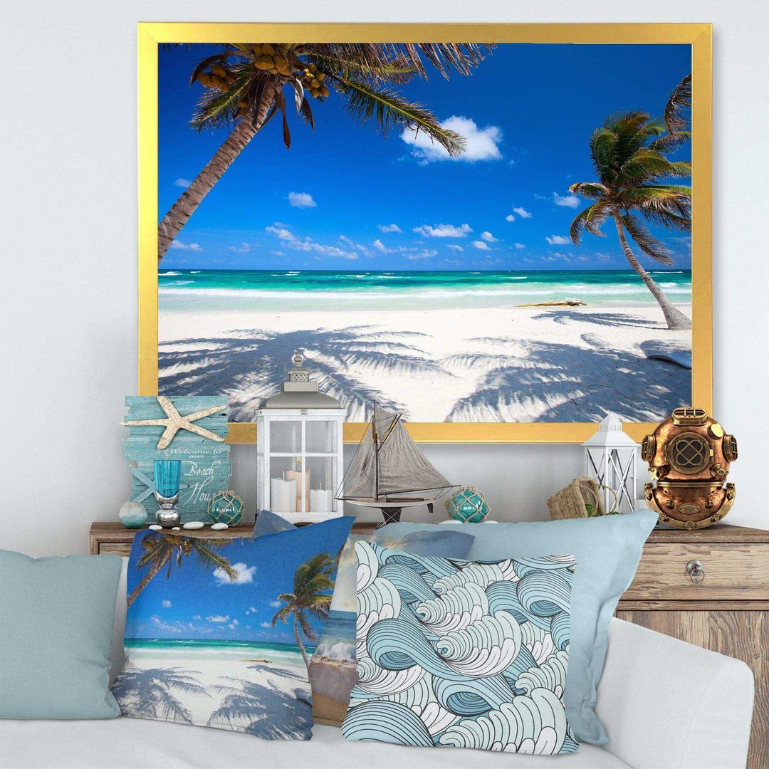 Coconut Palms at Beach