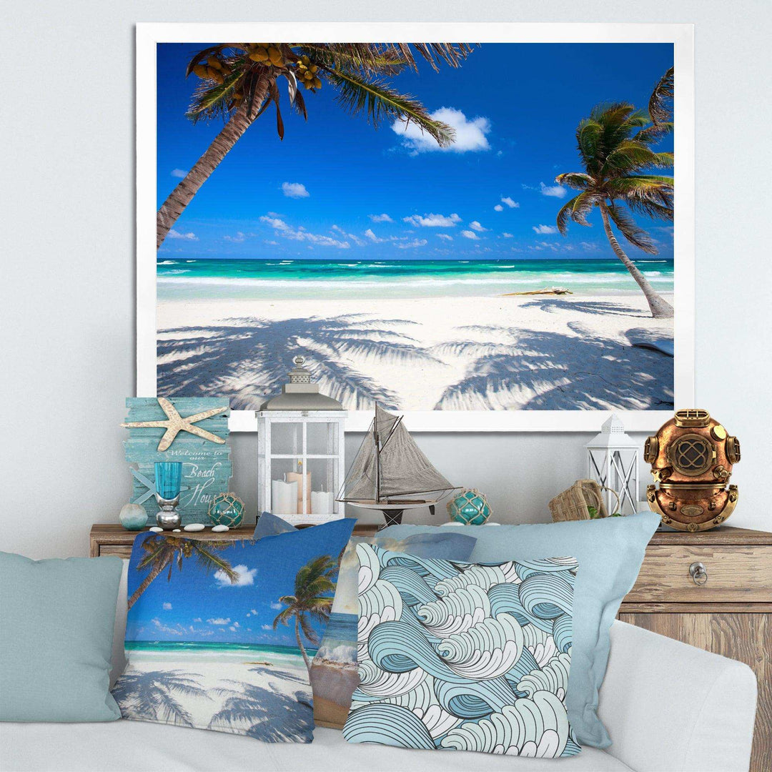 Coconut Palms at Beach