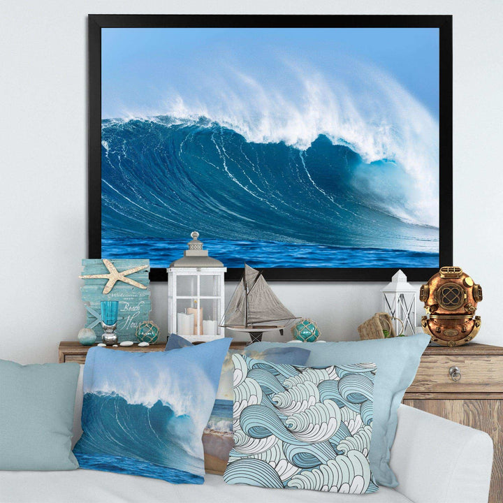 Sky Hitting Ocean Waves