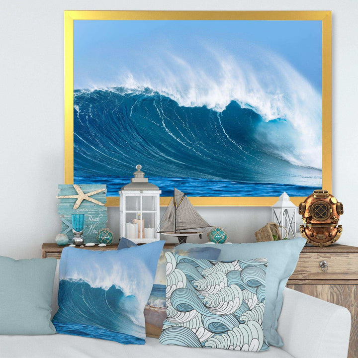 Sky Hitting Ocean Waves