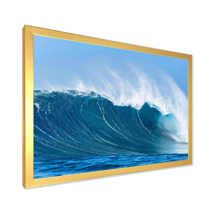 Sky Hitting Ocean Waves