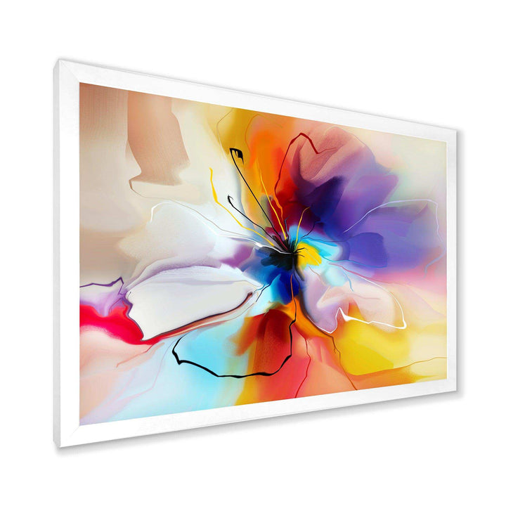 Creative Flower in Multiple Colors - Modern Bedroom Wall Art