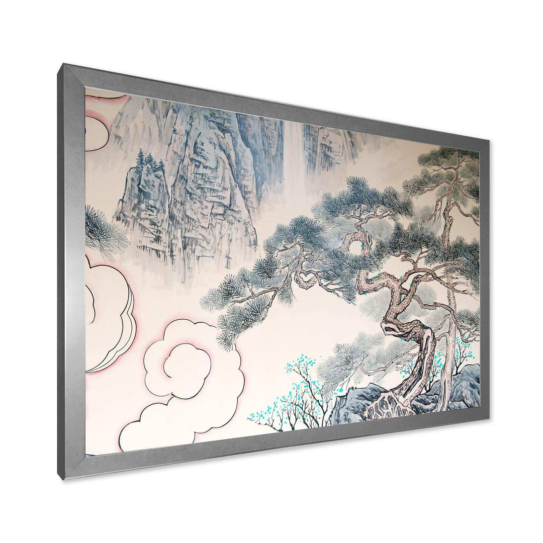 Chinese Blue Tree Art - Traditional Wall Art Prints