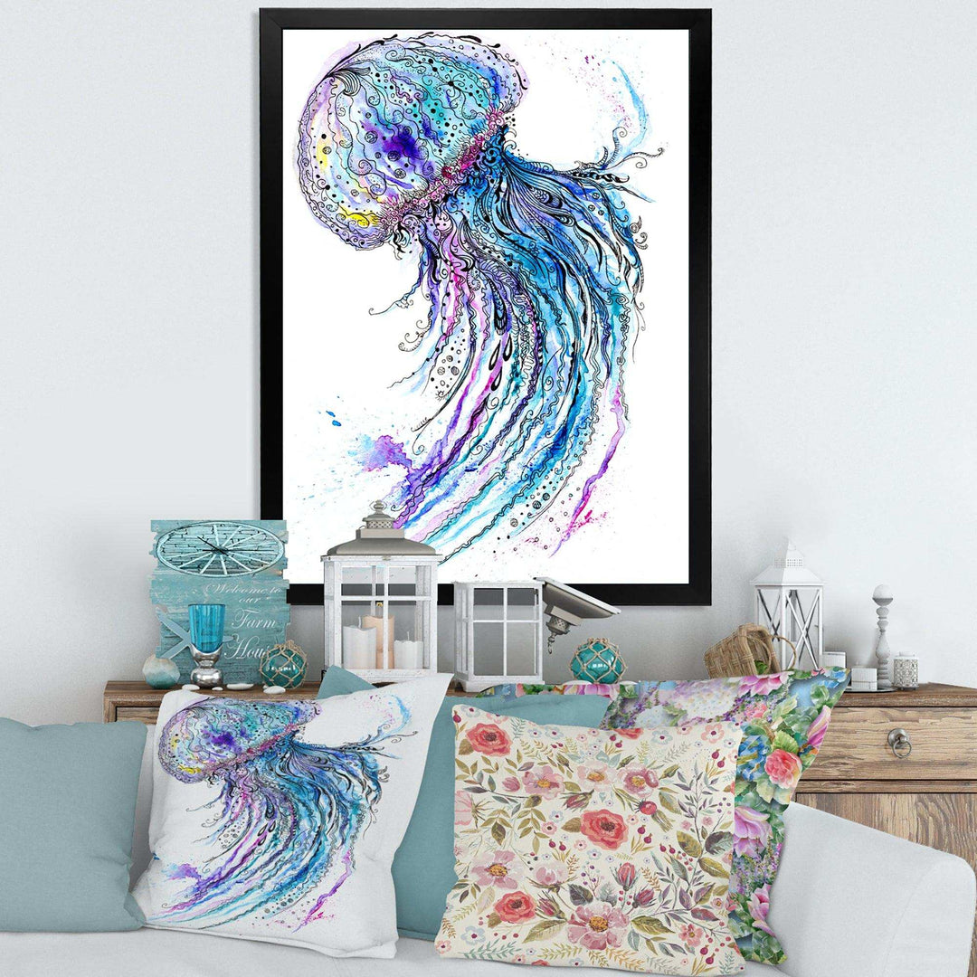 Jelly Fish Watercolor