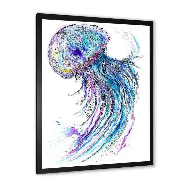 Jelly Fish Watercolor