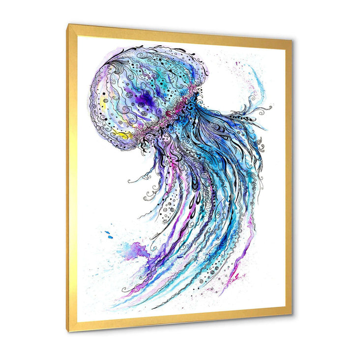 Jelly Fish Watercolor