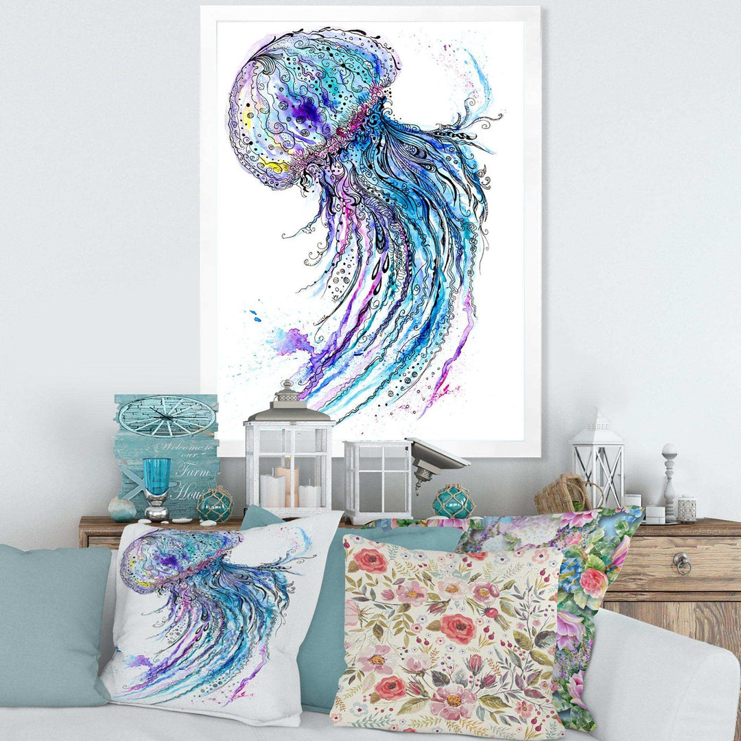 Jelly Fish Watercolor