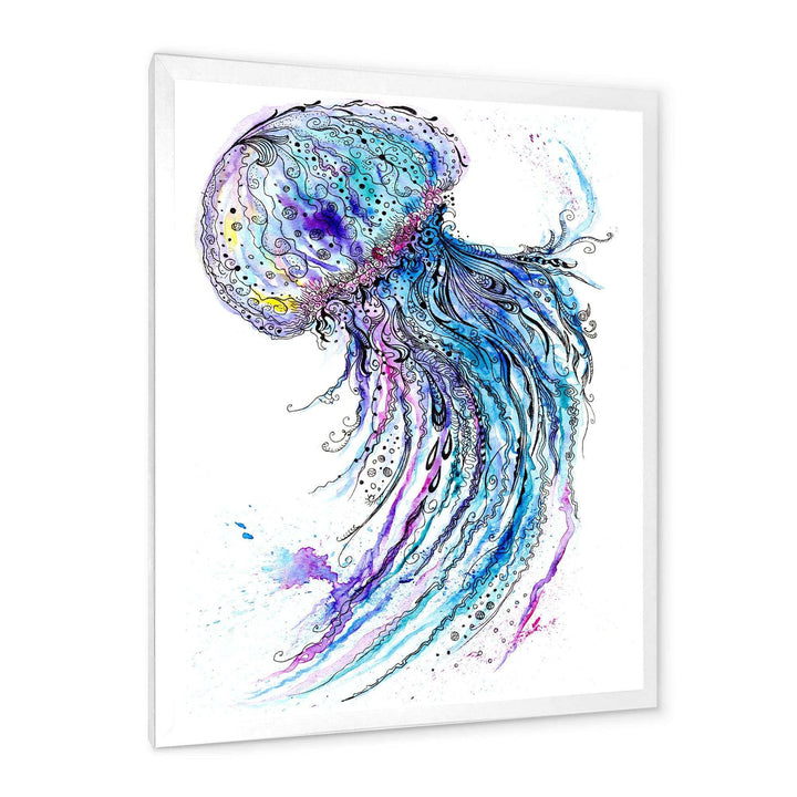 Jelly Fish Watercolor