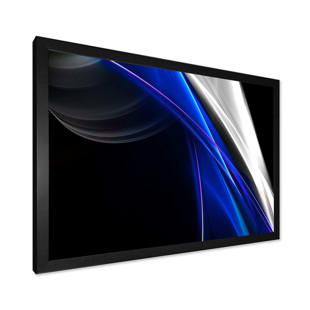 Glittering Blue Pattern - Modern Wall Art Prints
