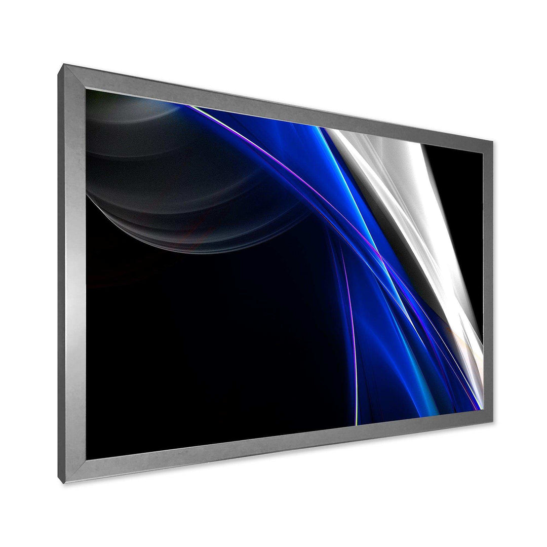 Glittering Blue Pattern - Modern Wall Art Prints