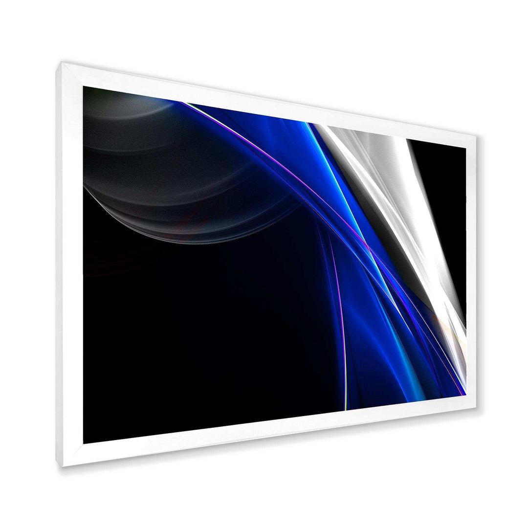 Glittering Blue Pattern - Modern Wall Art Prints
