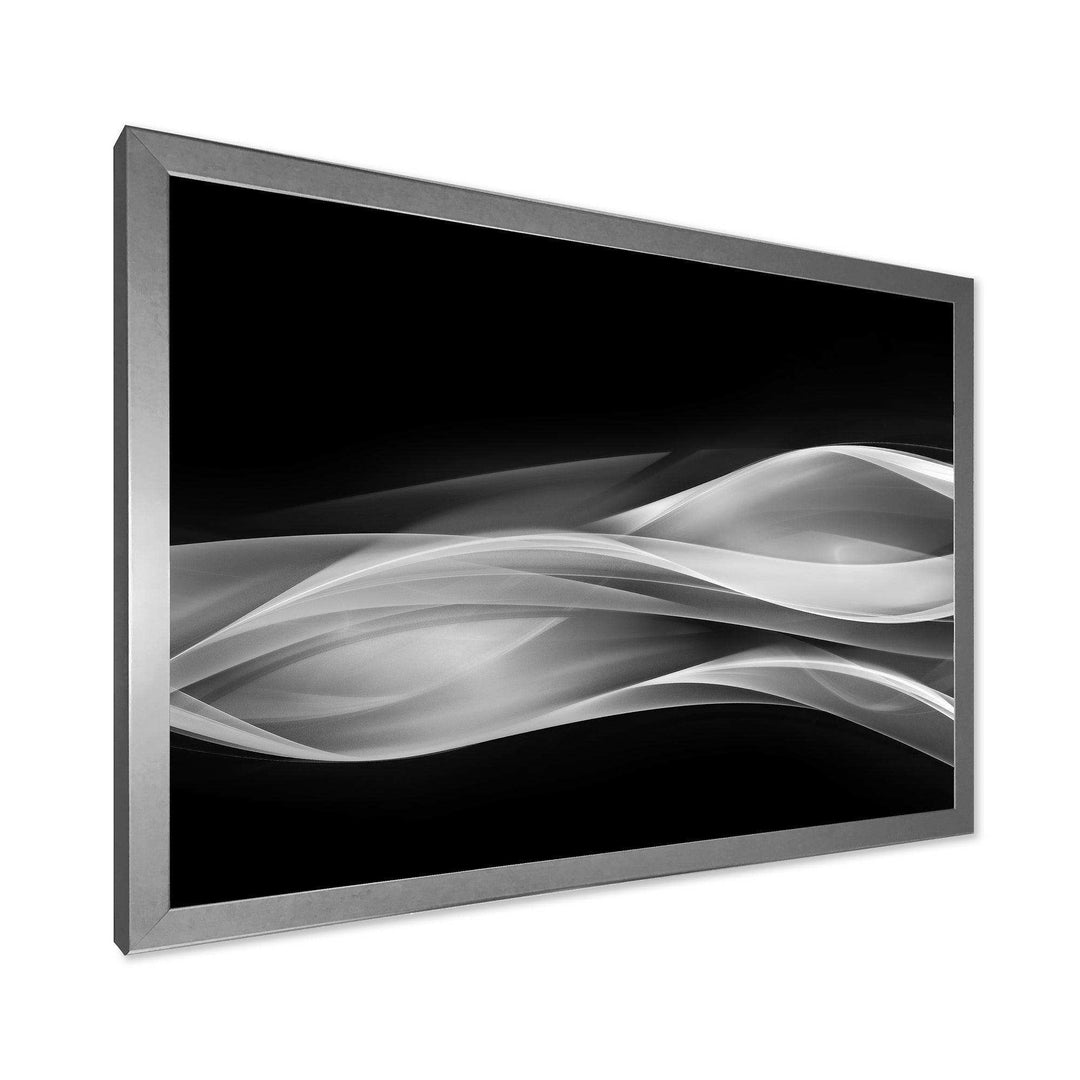 Glittering Silver Pattern - Modern Canvas Wall Art