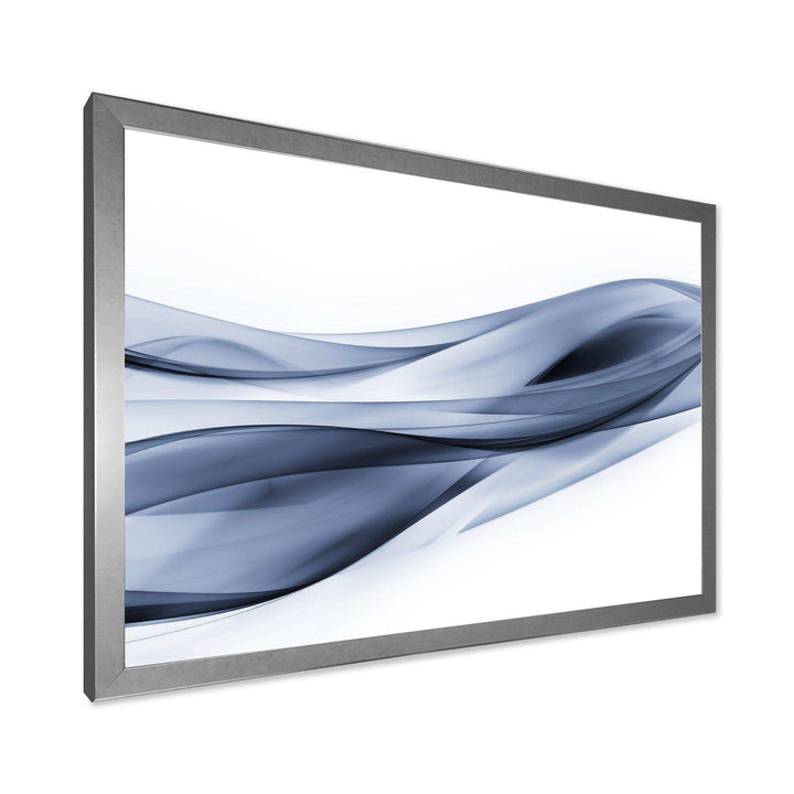 Glittering Light Blue Pattern - Modern Canvas Wall Art