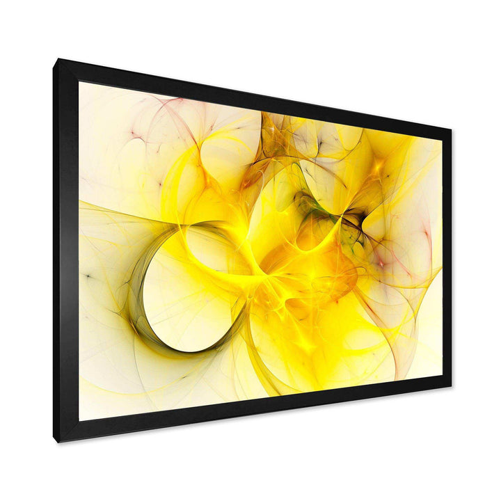 Light Yellow Nebula Star - Modern Wall Art Prints