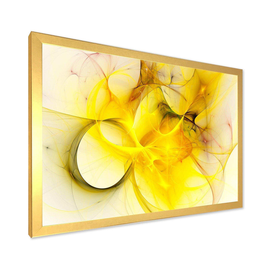 Light Yellow Nebula Star - Modern Wall Art Prints