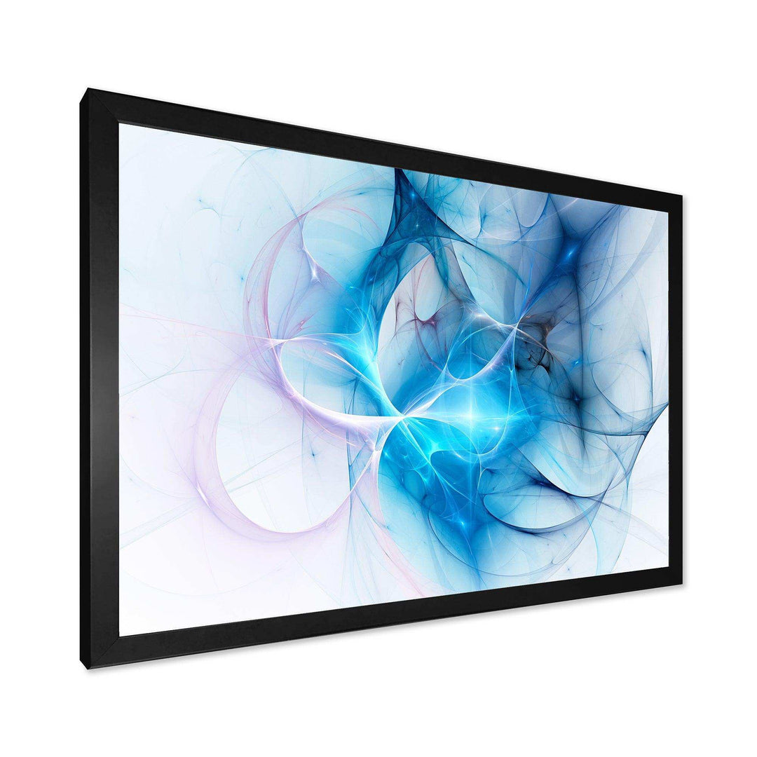 Blue Nebula Star - Modern Bedroom Wall Art