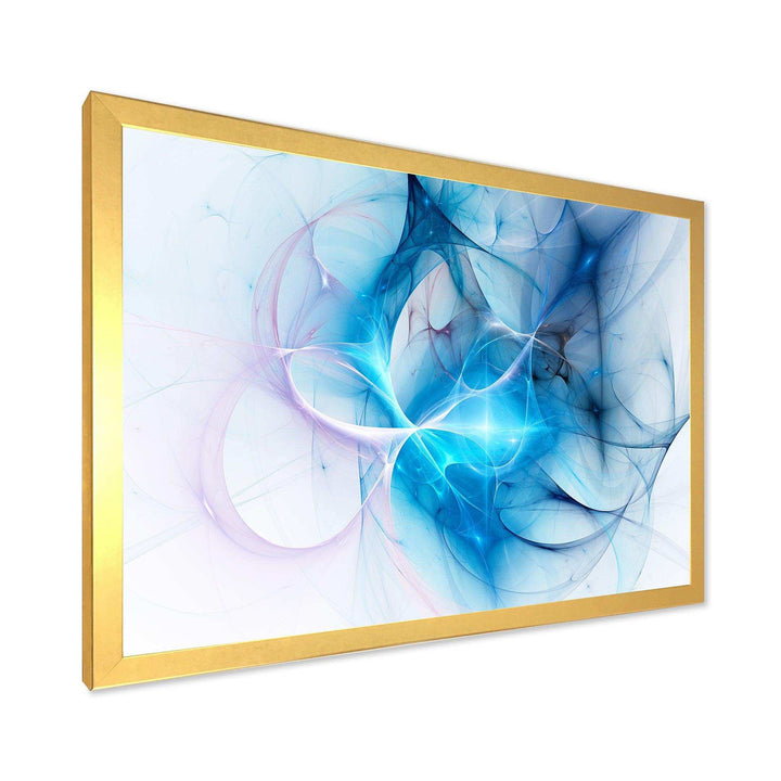Blue Nebula Star - Modern Bedroom Wall Art