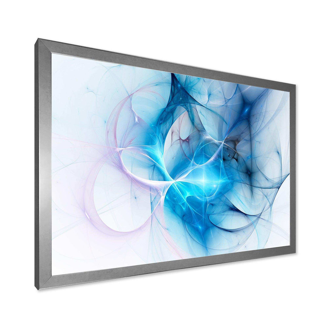 Blue Nebula Star - Modern Bedroom Wall Art