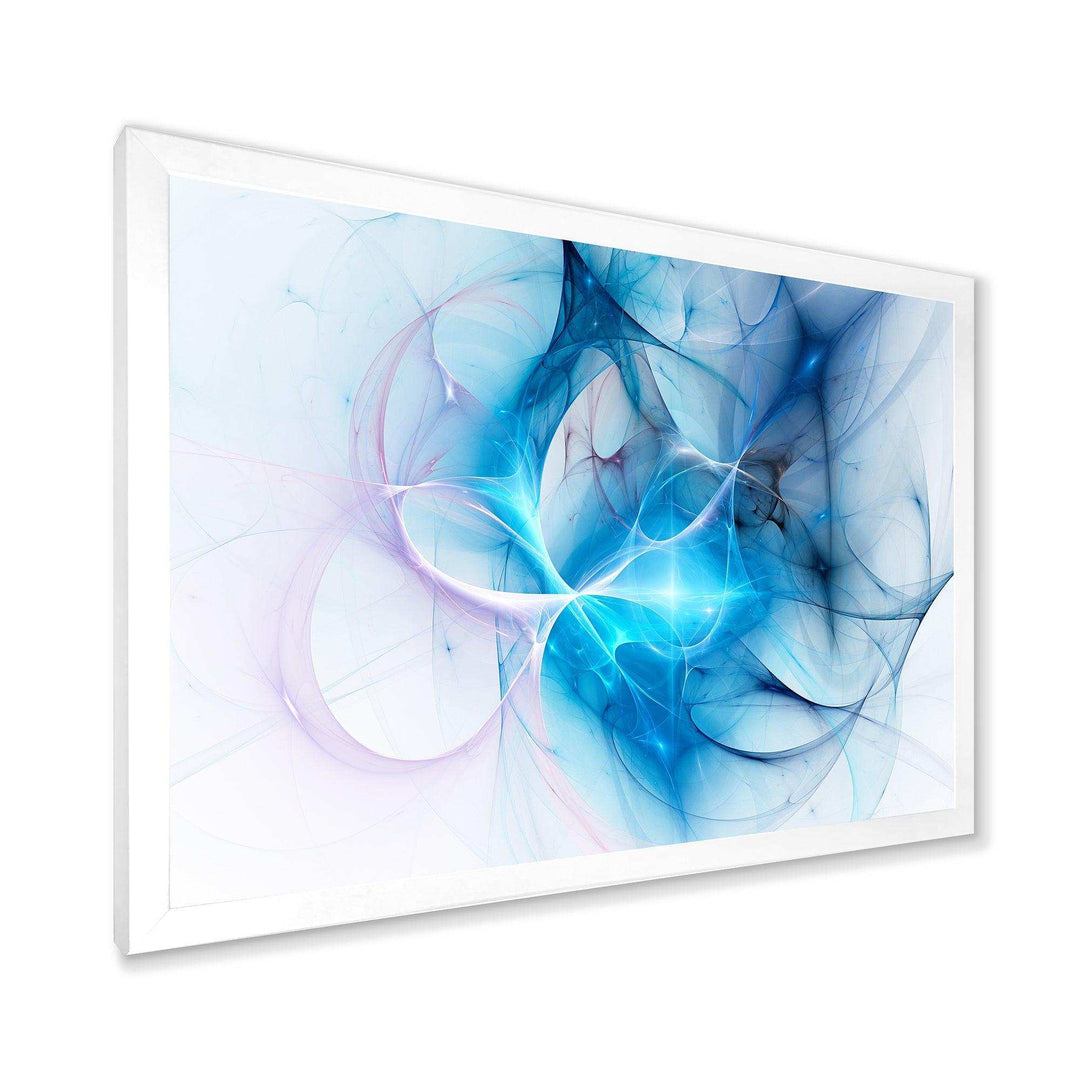 Blue Nebula Star - Modern Bedroom Wall Art